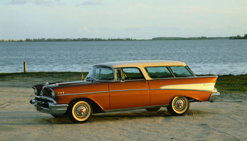 Classic Car on the Beach