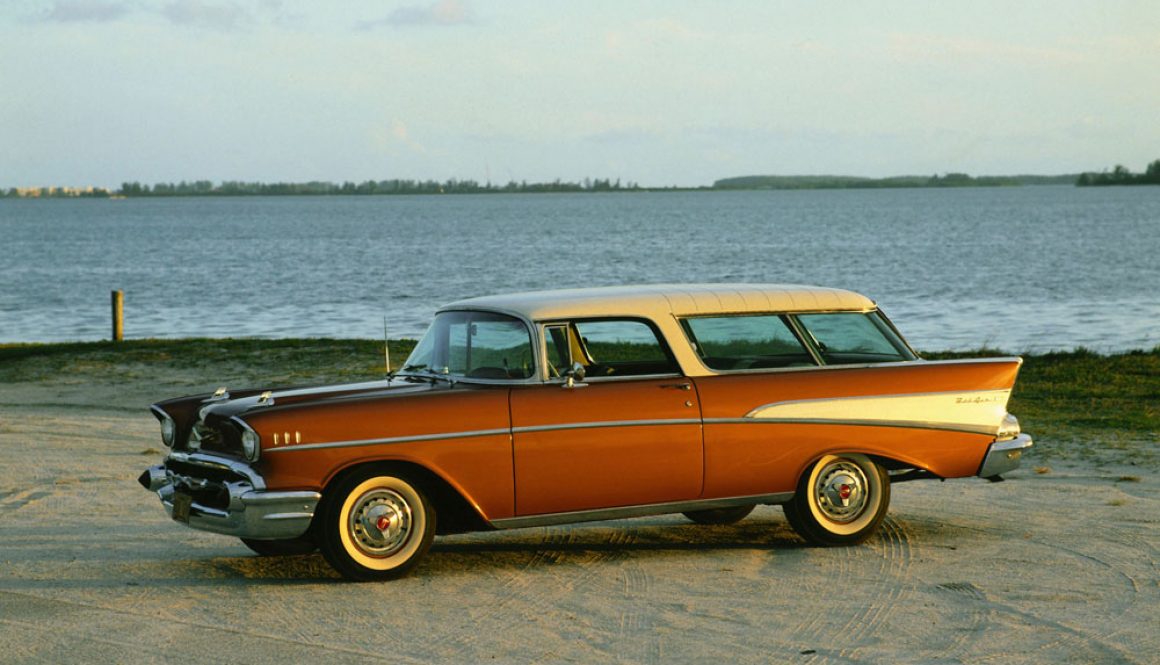 Classic Car on the Beach